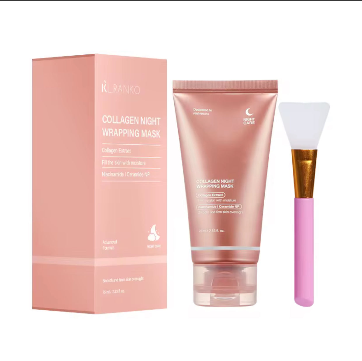 Masque de Nuit au Collagène – Hydratation & Réparation Intense