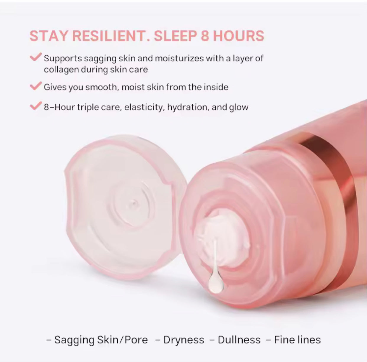 Masque de Nuit au Collagène – Hydratation & Réparation Intense