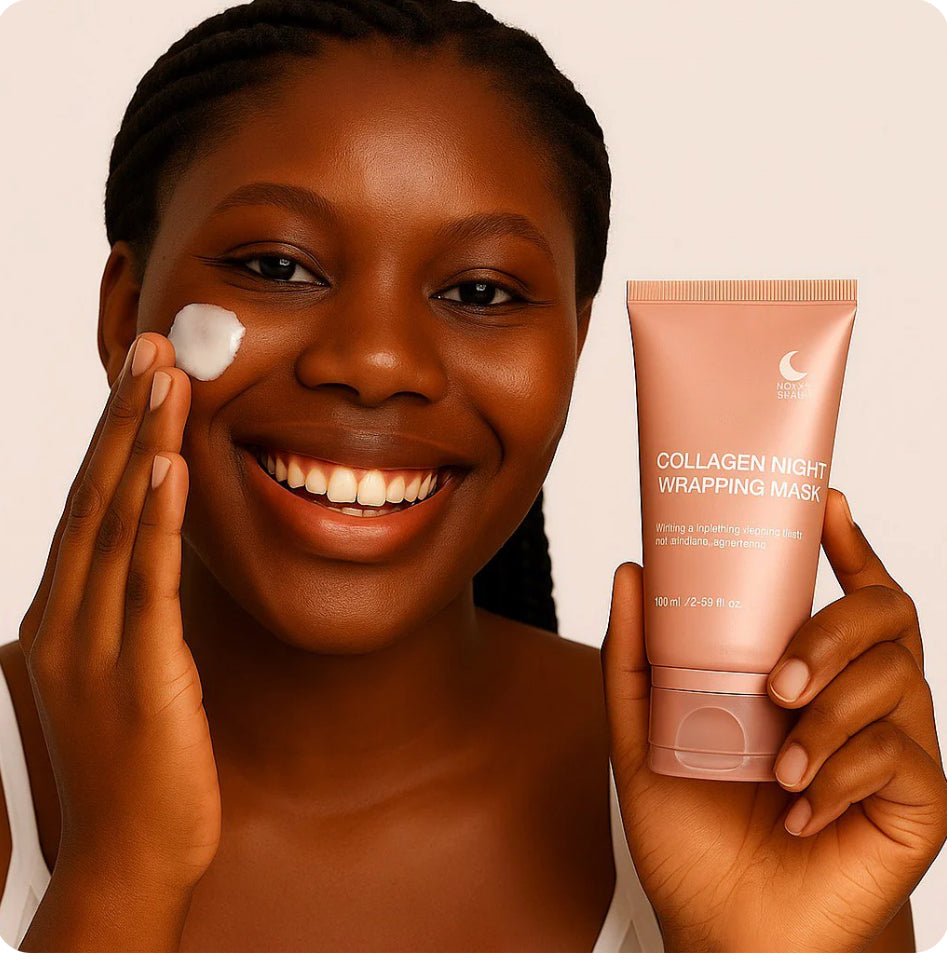 Masque de Nuit au Collagène – Hydratation & Réparation Intense