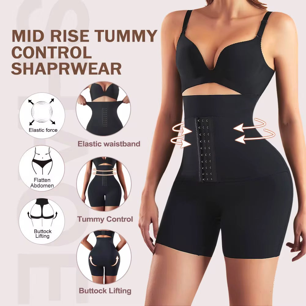 🔹 Shapewear Gainant Taille Haute – Contrôle du Ventre & Lifting des Fesses